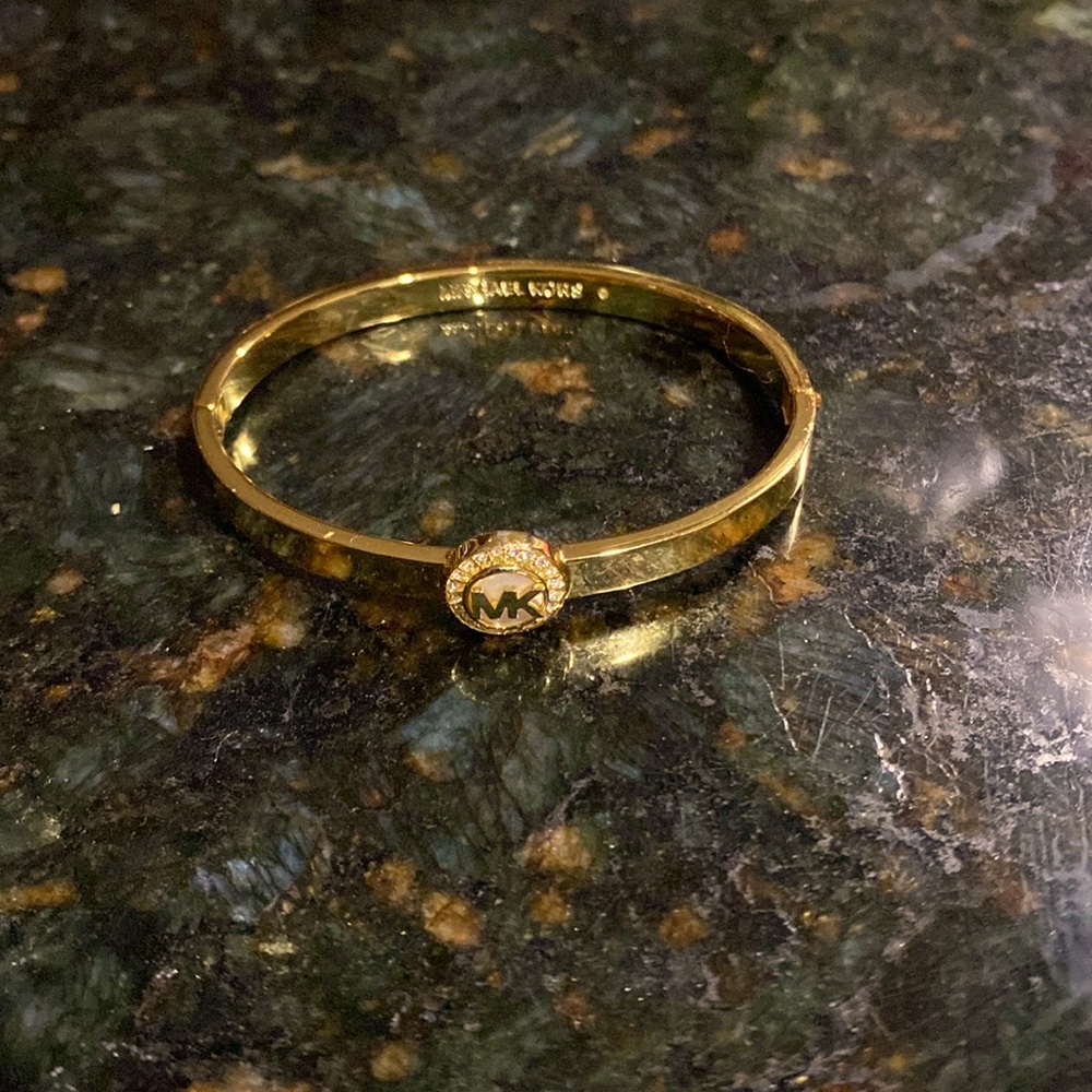 Michael Kors bangle bracelet with pave